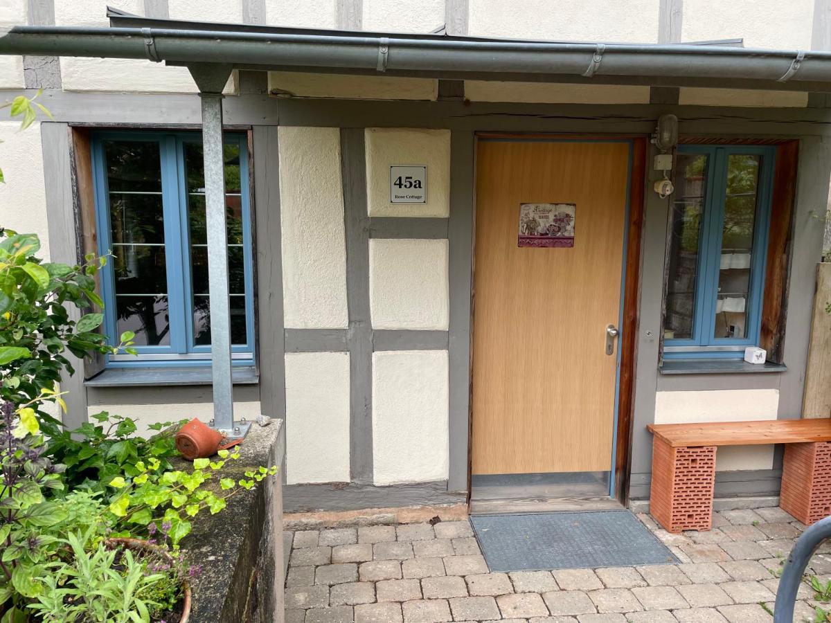 Rose Cottage Im Romantischen Taubertal Adelshofen  Bagian luar foto